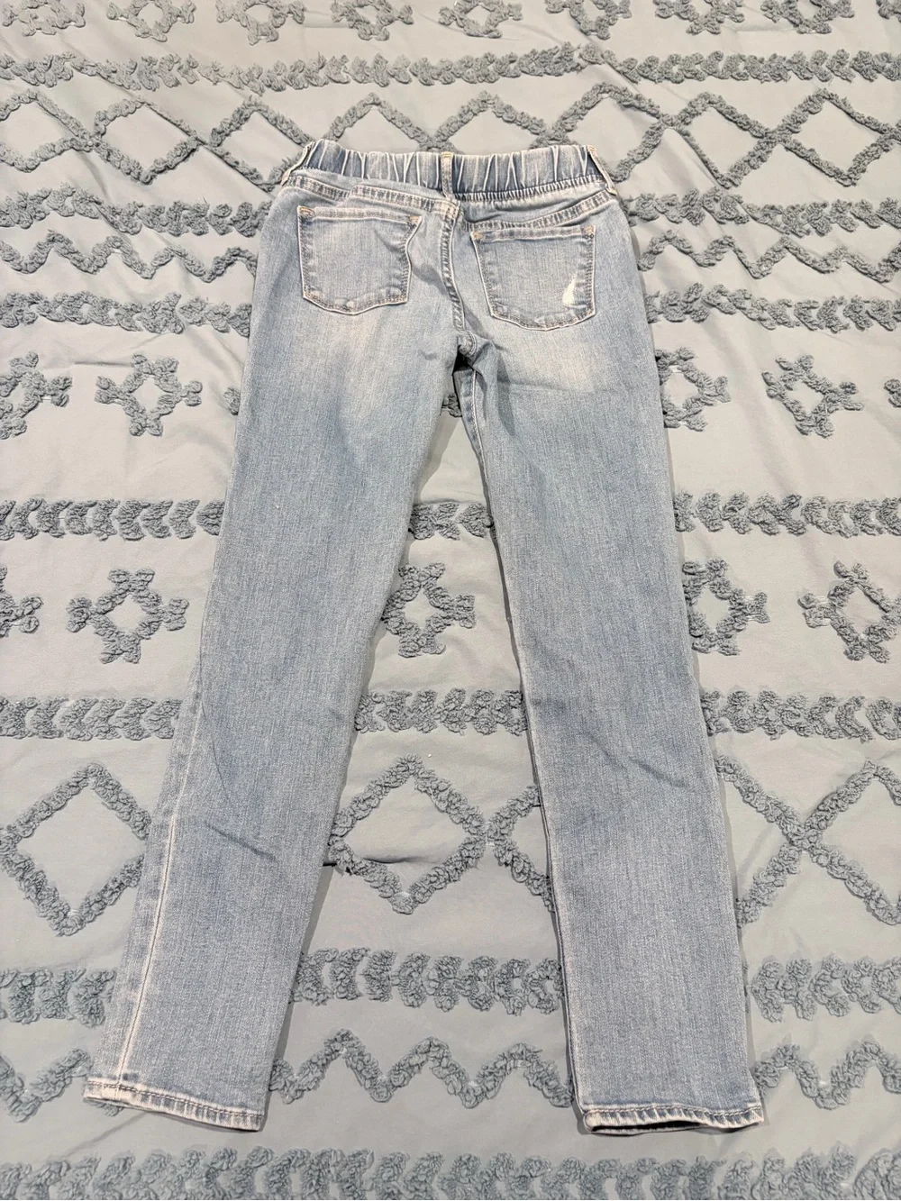 GAP Light Blue Distressed Stretch Jeggings Kids Jeans